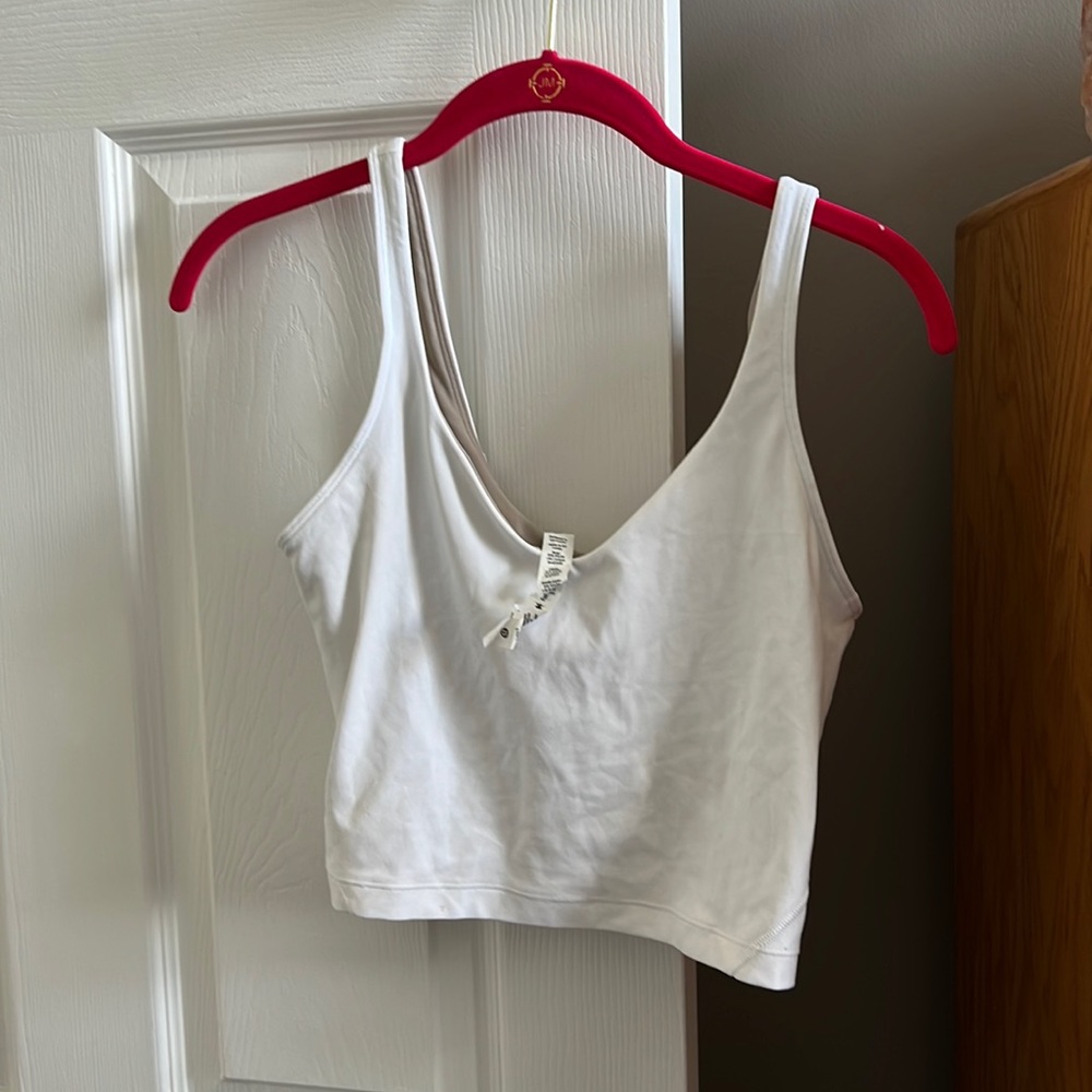 Lululemon white align tank size 8